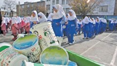 توزیع شیر رایگان مدارس مازندران از ۱۲ آذر