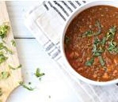 آموزش گام به گام پخت خوراک عدس و گوجه فرنگی برای شام