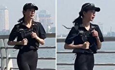 پیاده روی صبحگاهی سوزی و کیم سونه‌هو در کنار دریاچه