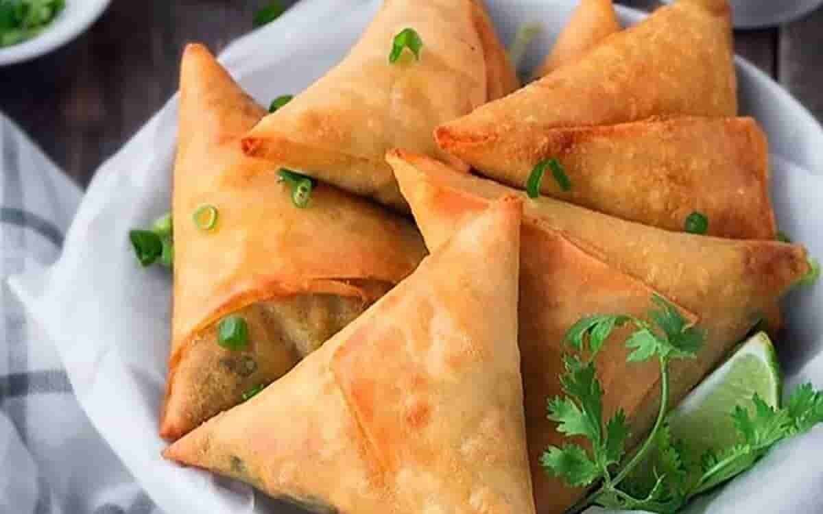 رسپی سمبوسه گیاهی بدون استفاده از روغن/سالم و خوشمزه برای بچه‌ها