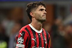 پولیسیچ، بازیکن آث میلان، پیش از بازی مقابل لاتزیو با تیم تمرین کرد