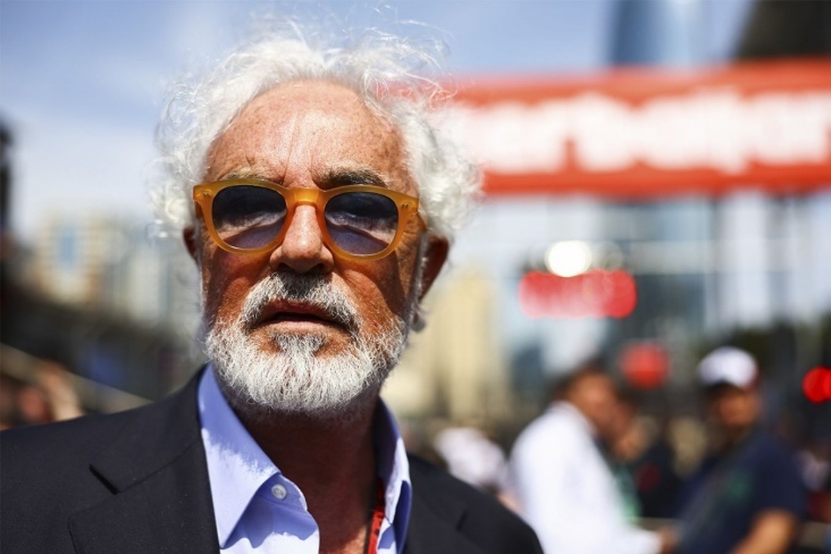 عکس| فلاویو بریاتوره در گرند پری فرمول یک با دیوید بکهام ملاقات کرد