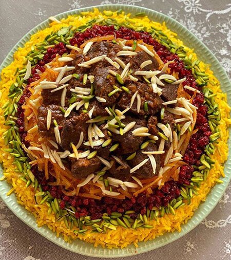 قیمه‌نثار قزوین یک غذای فاخر ایرانی و هفت رنگ برای شب یلدا