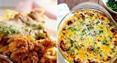 دستور ویژه تهیه پای اسپاگتی با سس ترکیبی و خوشمزه