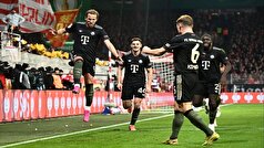 یونیون برلین ۲ - ۳ بایرن مونیخ/ صعود سخت شاگردان کمپانی با گل به خودی بازیکنان حریف