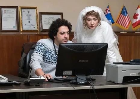 قاب مشترک عرفان ابراهیمی و هانیه توسلی در فیلم «کلمبوس»