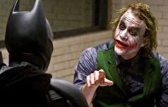 تصویری قدیمی از هیث لجر در حال پریدن از روی کریستین بیل