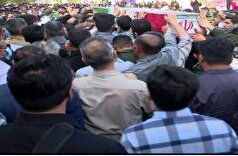 تشییع و خاکسپاری یک شهید گمنام در بندرعباس