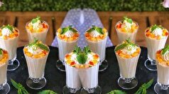 آموزش مرحله به مرحله تهیه موس میوه‌ای برای دورهمی‌ها