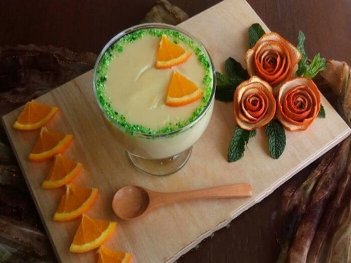 فرنی با طعم پرتقال؛ یک دسر محشر برای شب یلدا