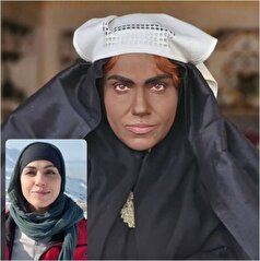 نگاهی به گریم سنگین و حرفه‌ای خواهر کوچک‌تر نرگس آبیار در سریال «بامداد خمار» /چقدر تغییر کرده!