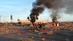 انفجار خط لوله گاز در مرکز شهرستان کهگیلویه؛ ۲ نفر مجروح شدند