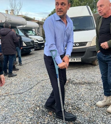 آسیب دیدگی زانوی «اوگون کاپتان‌اوعلو» سر صحنه فیلمبرداری