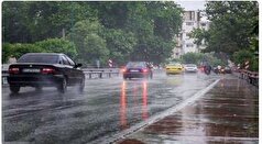 هشدار پلیس درباره بارندگی و لغزندگی جاده‌ها در نیمه‌غربی کشور