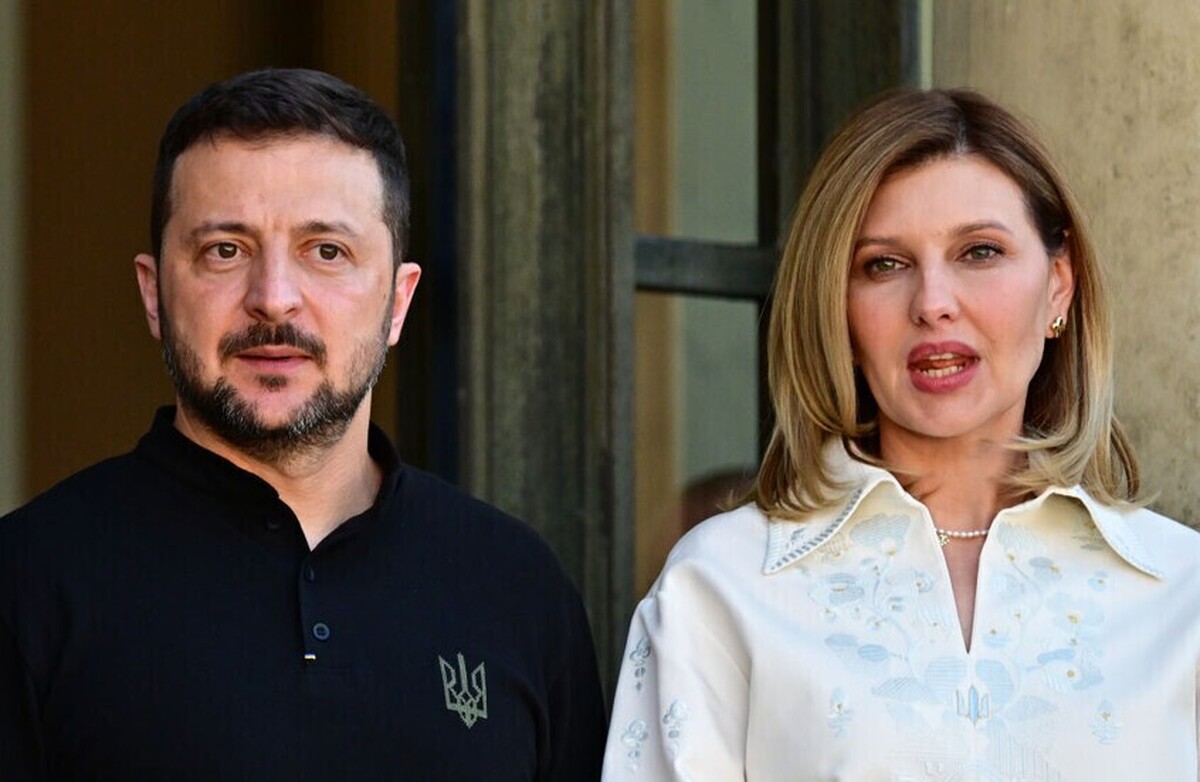 همسر زلنسکی از فساد مالی باخبر شد