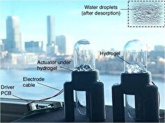 دستگاهی که در بیابان‌های خشک آب تولید می‌کند