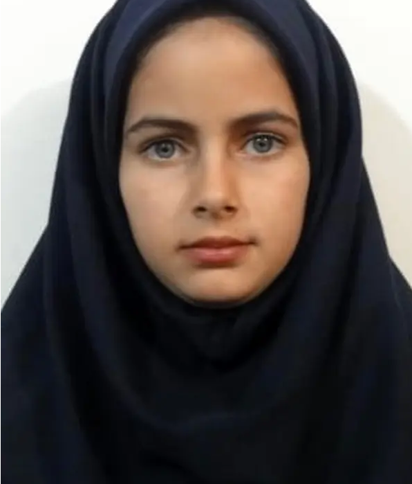 عکس اداری فرزانه فرنام در نوجوانی با چهره معصوم و کیوت!