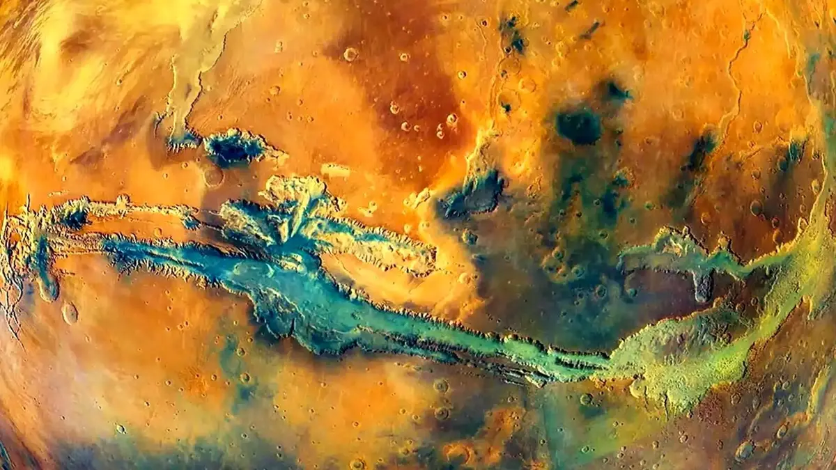 مریخ با رنگ‌هایی به جز رنگ سرخ دیده شد!