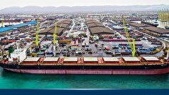 آغاز تخلیه ۶۶ هزار تُن گندم در بندر شهید رجایی / ورود ۷۹۸ هزار تن کالای اساسی از ابتدای سال