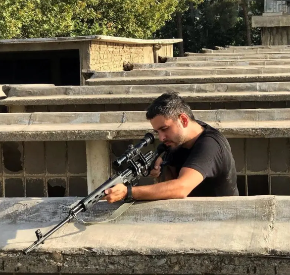 احمد پورخوش تک تیرانداز شد+عکس
