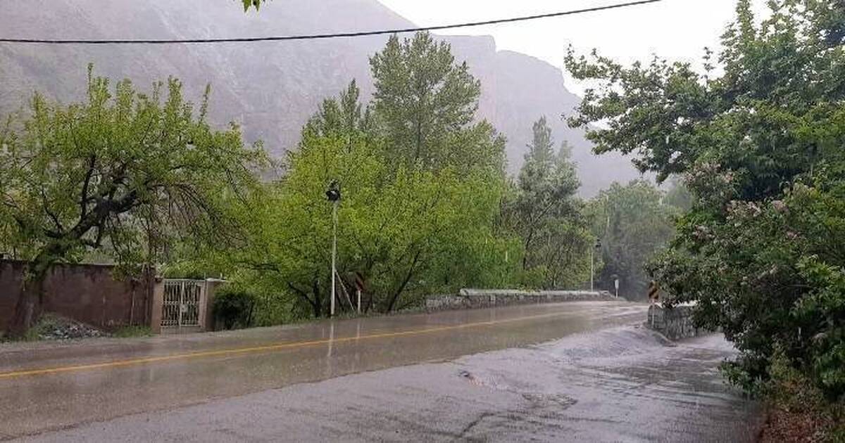 آغاز بارش رحمت الهی در البرز