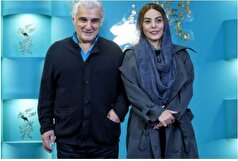 نگاهی به حضور توجه برانگیز مهدی هاشمی و همسرجوانش در جشنواره بین‌المللی فجر شیراز