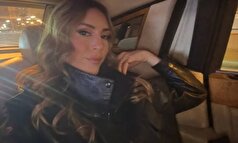 استقبال ویژه هواداران باکو از سینم کوبال با دسته گل بزرگ