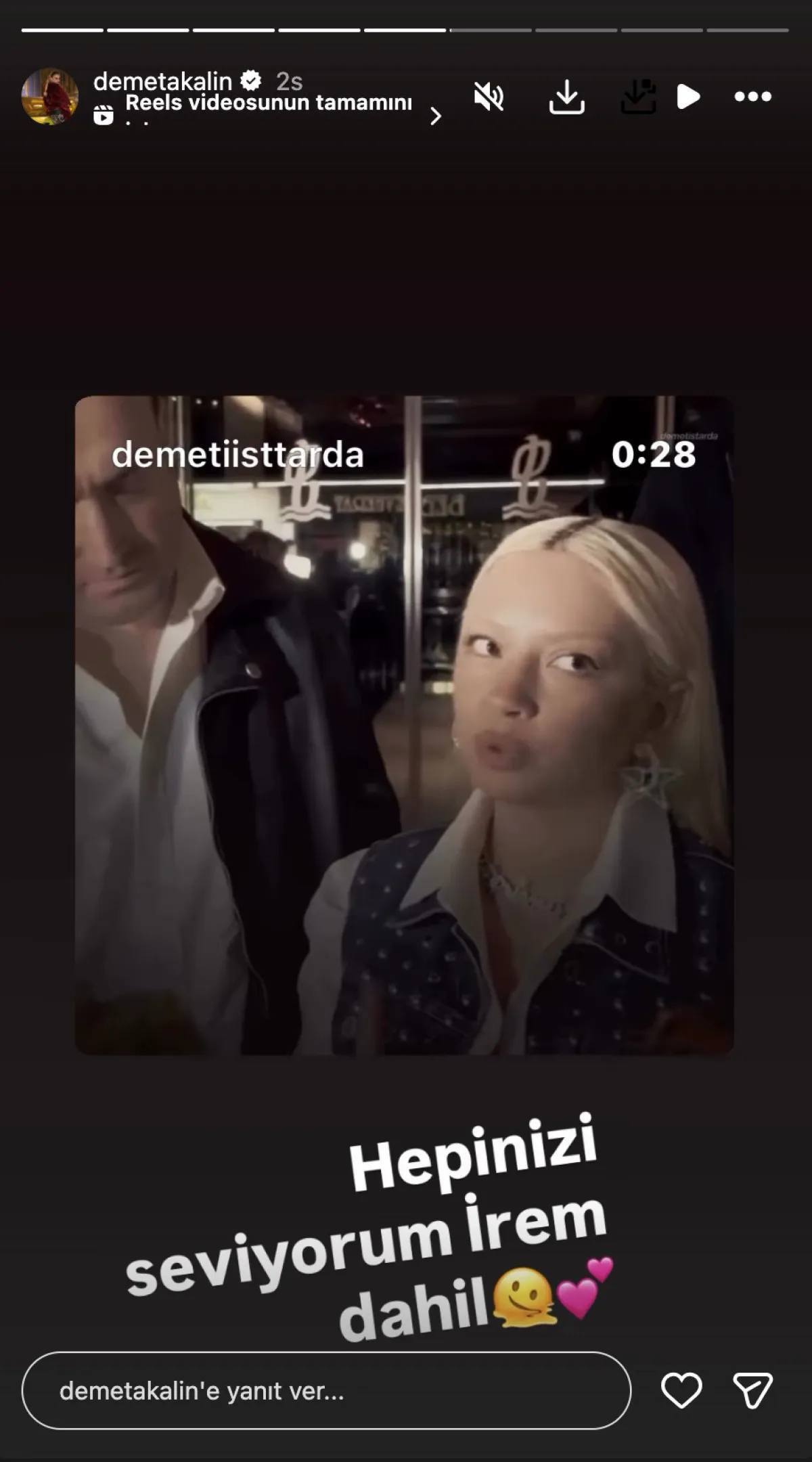 دمت آکالین در یک حرکت غیرمنتظره با ایرم درجی آشتی کرد دمت آکالین در یک حرکت غیرمنتظره با ایرم درجی آشتی کرد