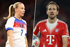 هری کین و بث مید قهرمانی لاندو نوریس در فرمول یک را به او تبریک گفتند