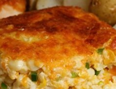 برای شام دو نفره این پودینگ ذرت و پنیر چدار را درست کنید