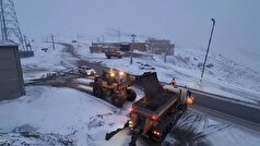 تداوم بارش‌ها در قزوین/ آماده‌باش کامل راهداری