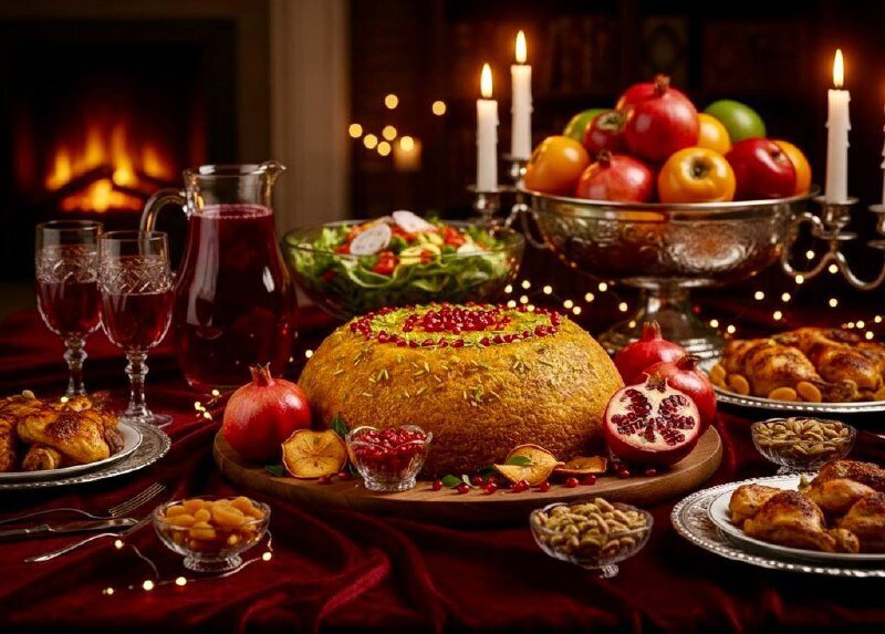 صفر تا صد تهیه ته‌چین مرغ و انار برای شب یلدا