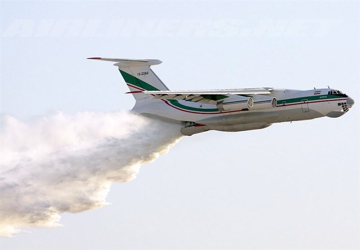 عملیات گسترده هواپیما‌های سپاه برای اطفا حریق جنگل‌های الیت