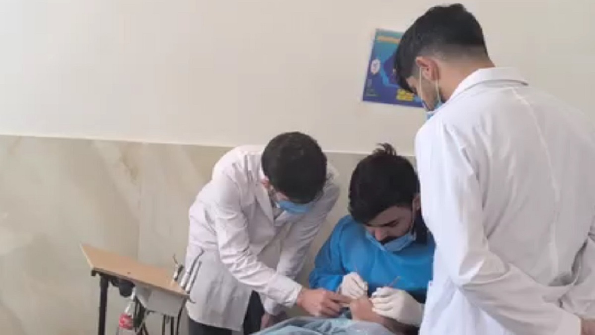 خدمت دندانپزشکان جهادگر به عشایر درمیان