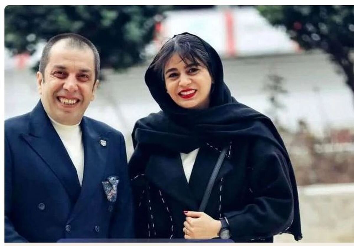 عروس ساده پسند عباس جمشیدی فر در مراسم ازدواجش+عکس