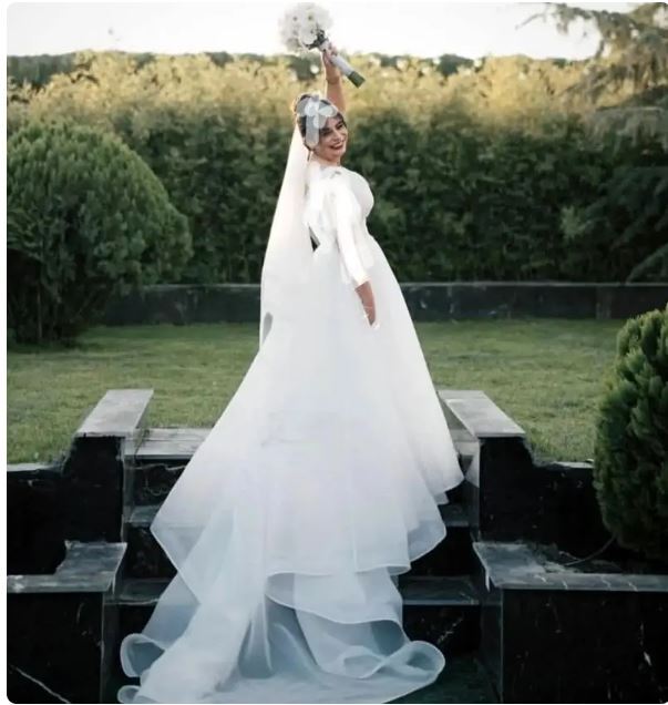 عروس ساده پسند عباس جمشیدی فر در مراسم ازدواجش+عکس