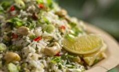 دستور تهیه برنج مخلوط لیمو و چیلی آفریقایی برای دورهمی‌های خاص