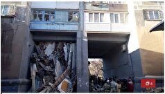 انفجار گاز و ریزش ساختمان مسکونی در نزدیکی «قاهره»