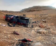 ۳ فوتی و ۱۷ مصدوم آخرین آمار واژگونی اتوبوس تهران–یاسوج