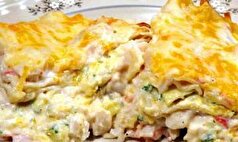 دستور تهیه لازانیا با ماهی و میگو یه ترکیب متفاوت و جذاب