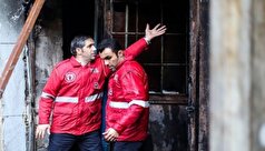 آتش‌سوزی در پاساژ دو طبقه صادقیه؛ یک نفر جان‌باخت