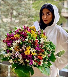 فیگور خوشحال مریم معصومی بعد از دریافت یک کادوی لاکچری و عاشقانه! +عکس