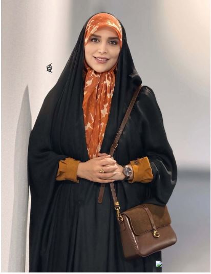 استایل پاییزی مژده لواسانی با یک ترکیب رنگی چشم نواز! +عکس