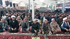 فیلمی از نمایش اقتدار بسیجیان شهرستان اهر در هفته بسیج