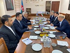 دیدار و گفتگوی سردار ایرج کاکاوند رئیس پلیس مبارزه با مواد مخدر فراجا با مسئولان مرزبانی آذربایجان