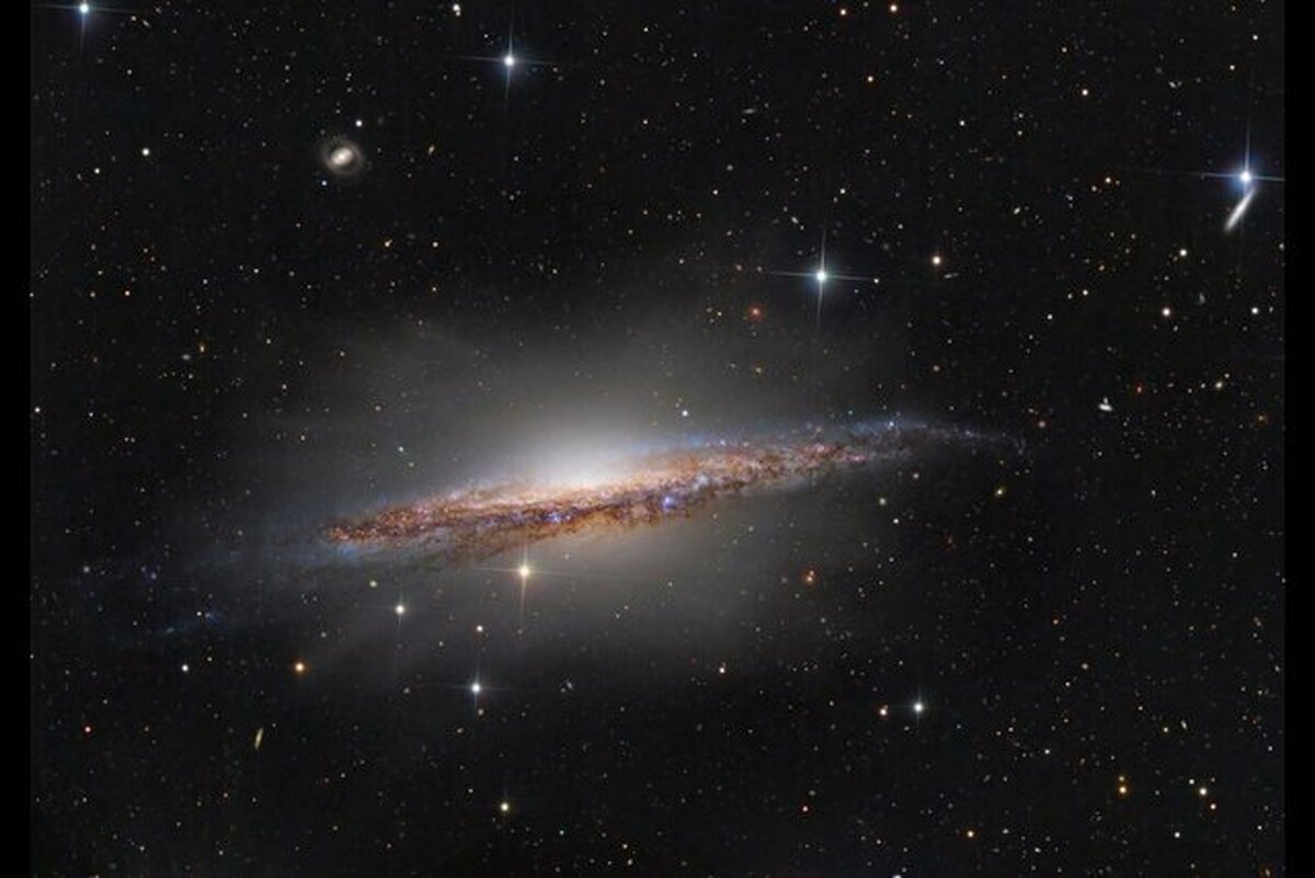 عکس روز ناسا از یک کهکشان مارپیچی