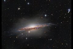 عکس روز ناسا از یک کهکشان مارپیچی