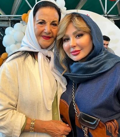 نیوشا ضیغمی با استایل جین تکراری در کنار بازیگر قبل از انقلابی! +عکس