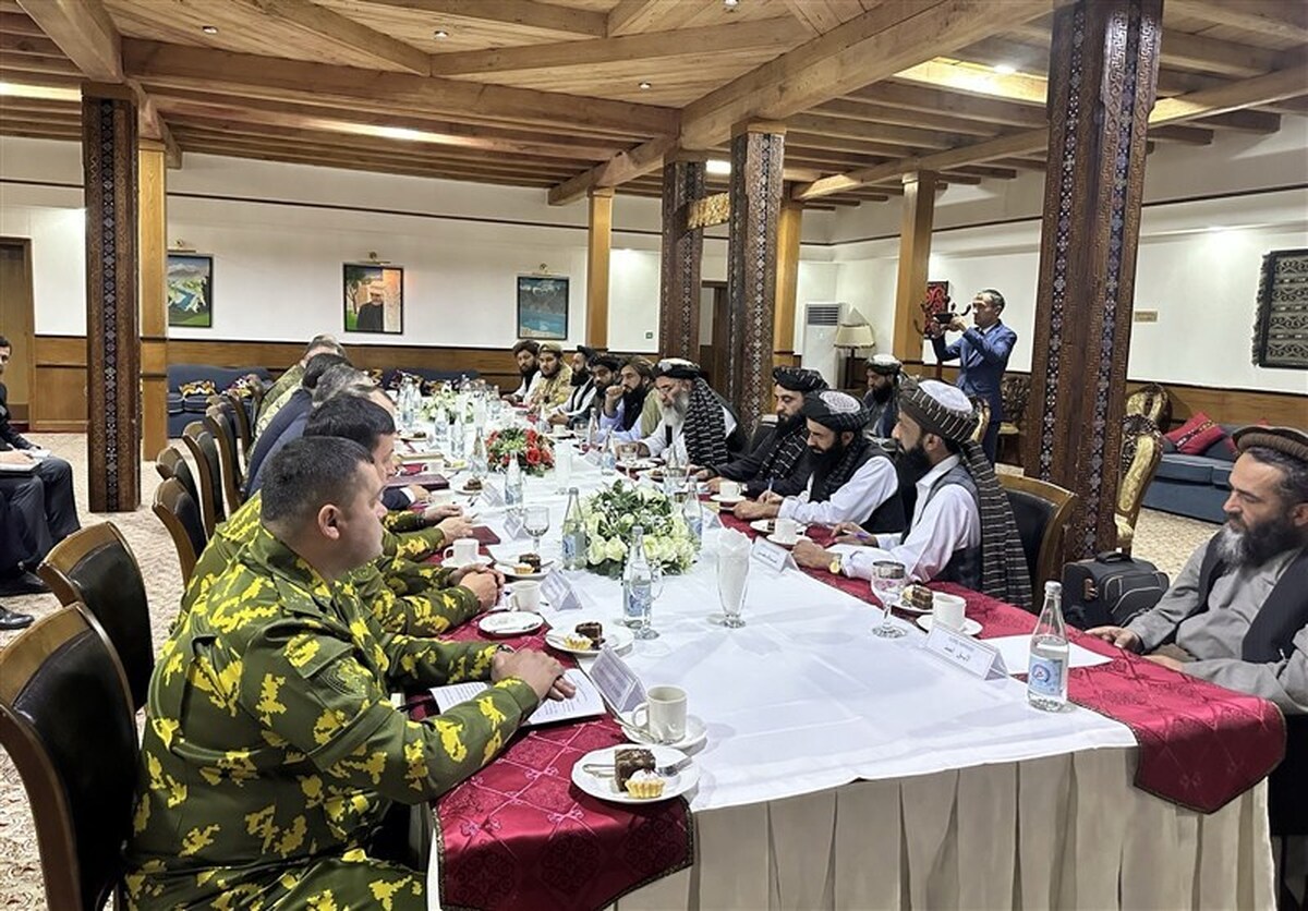 دیدار هیئت طالبان با مقام‌های بلندپایه امنیتی تاجیکستان