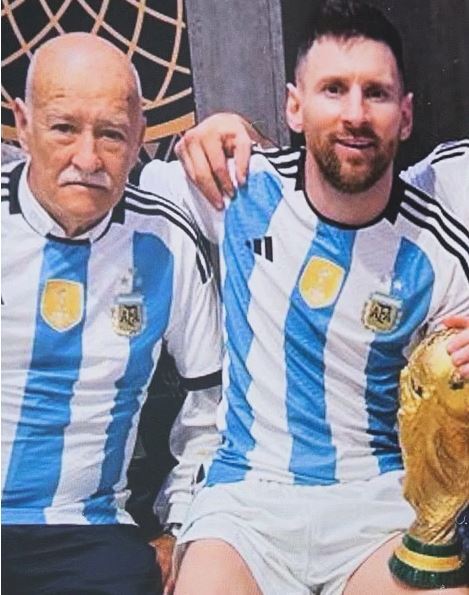 ادای احترام لیونل مسی به مردی که باعث ستاره شدن او شد ادای احترام لیونل مسی به مردی که باعث ستاره شدن او شد